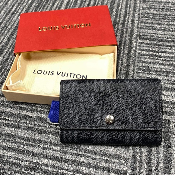 🎀Louis Vuitton Damier Graphite Multicles 6 Key Case - Picture 11 of 11